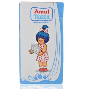 Amul Taaza Homogenised Toned Milk 500 ml